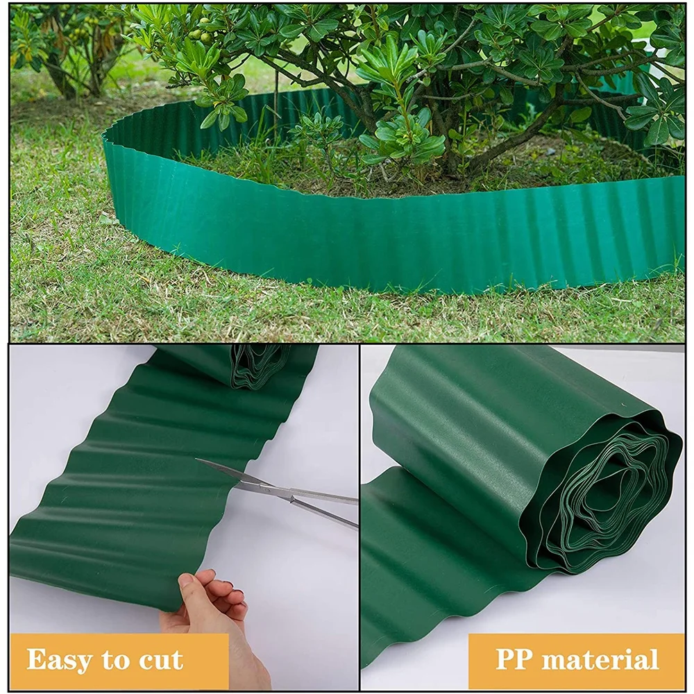 Vertak Plastic Lawn Landscaping Edging Fence For Garden - Buy Lawn 