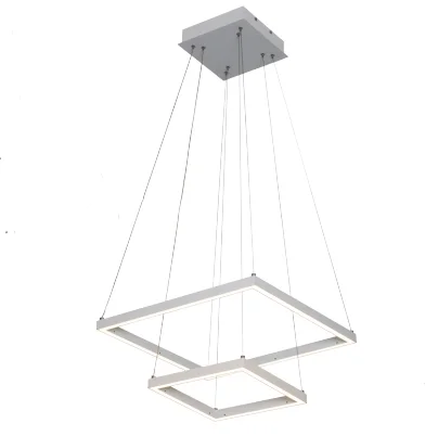 ECOJASS 72W Wholesale remote control smart  square chandelier led square light