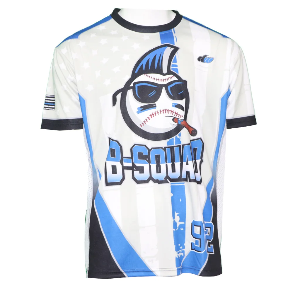 Wholesale Softball Jerseys Funny Sport T Shirt 100 Polyester Shortsleeve Summer Softball