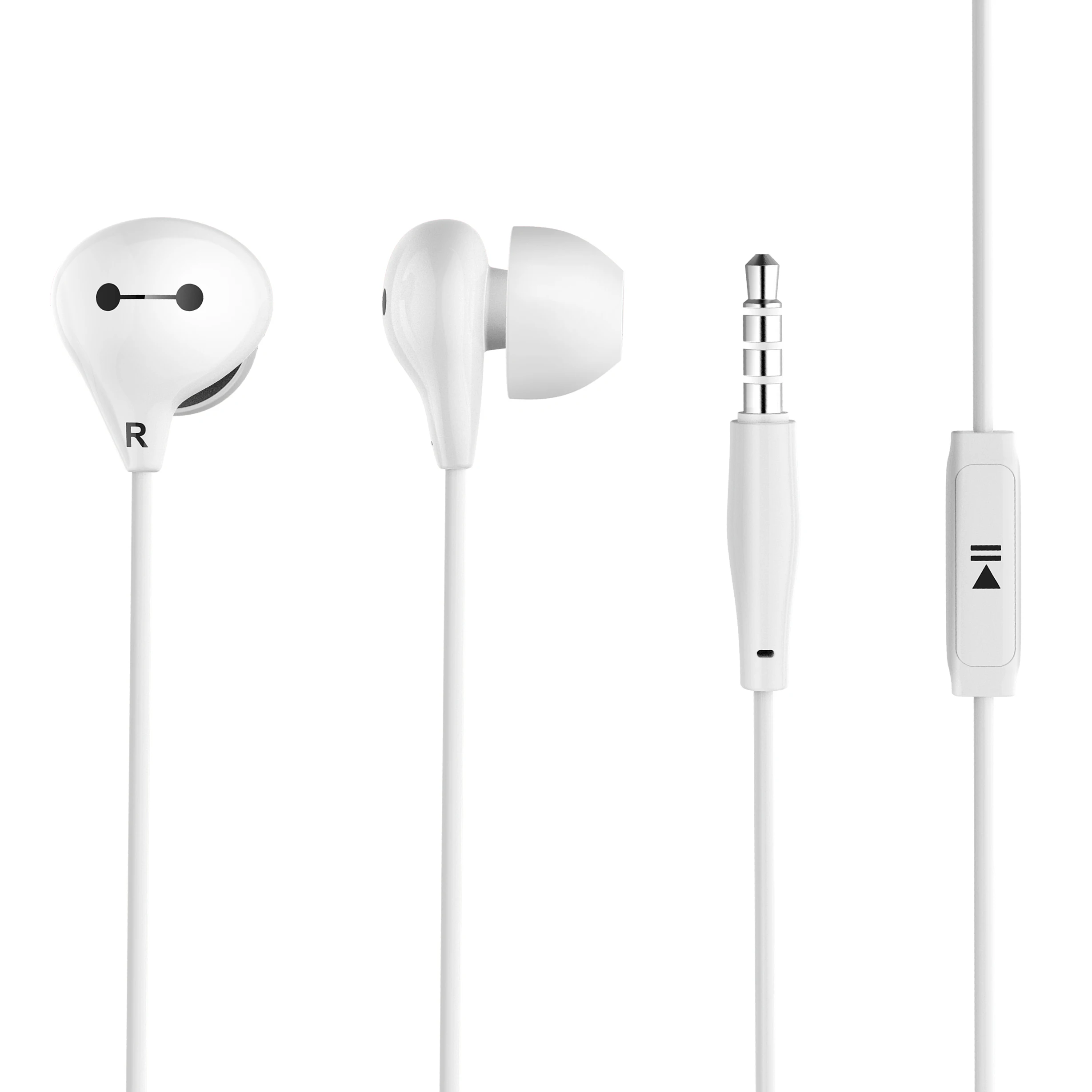 

Stereo wired headphones,1000 Pieces, White ,black