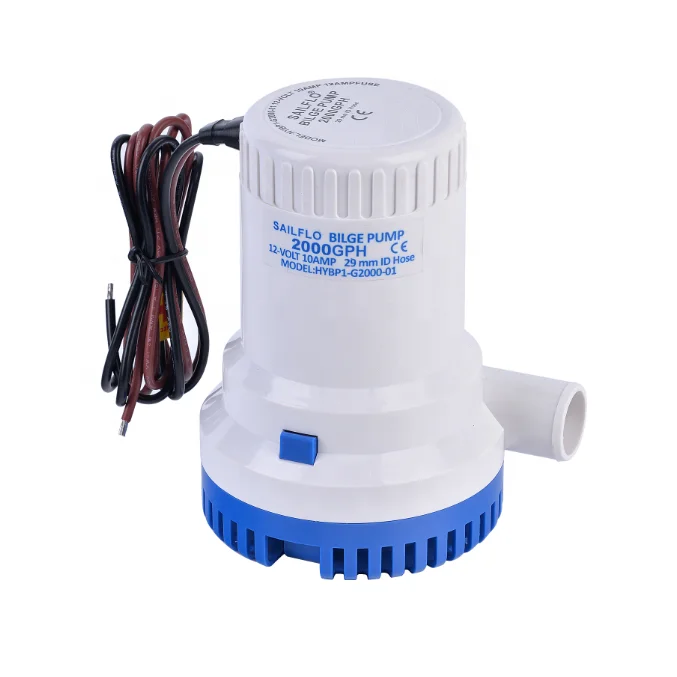Sailflo Transom Mount Livewell Pumps / Submersible Pump/ 2000gpmmarine
