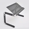 Personal articulate adjustable laptop table desk with dissipating holes