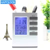 hot creative multi-functional calendar pen holder clock