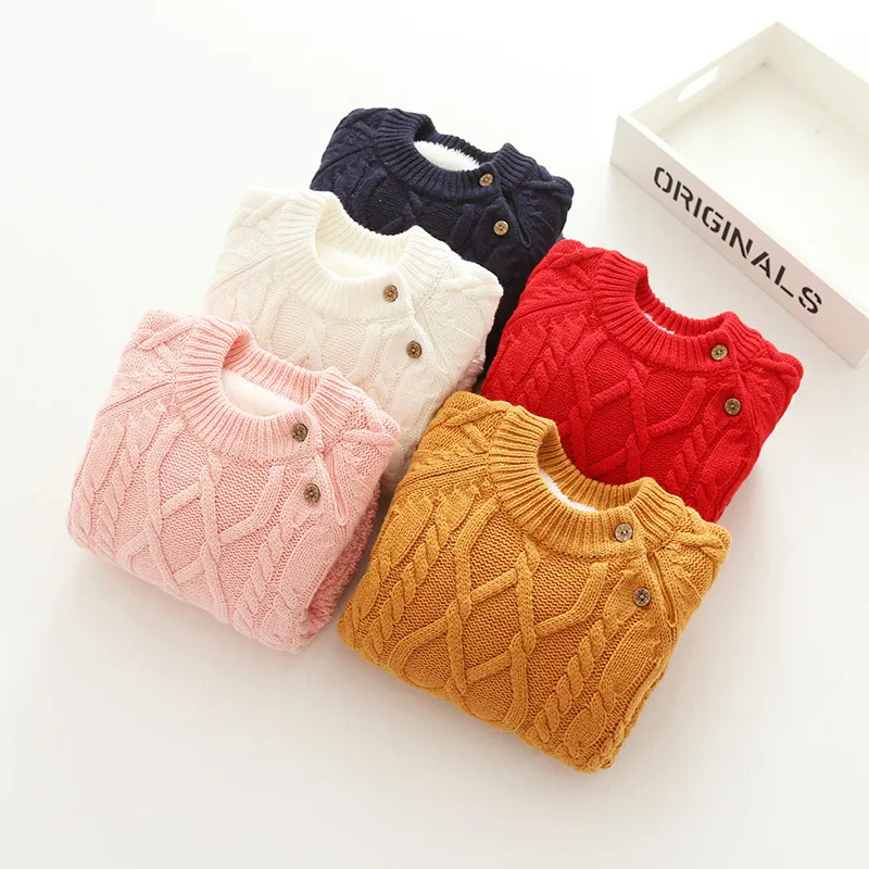 
2019 Autumn Korean Style Children Thick Sweater 