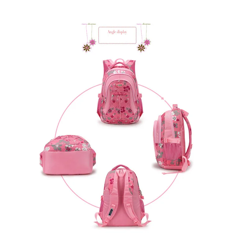 Sweet Fashion Waterproof Pupil Girls Kid School Backpack