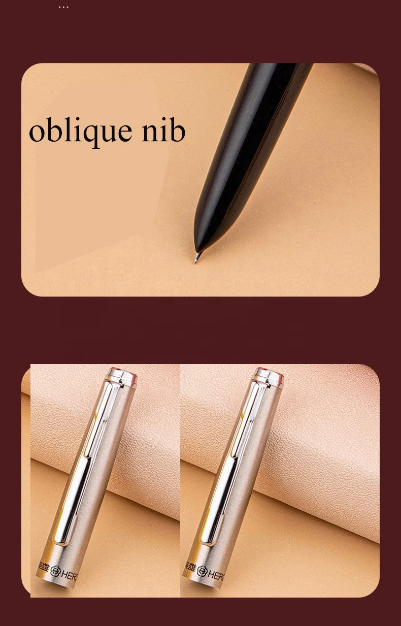 Old Classic Hero 007 Oblique Metal Fountain Pen Buy Metal Fountain