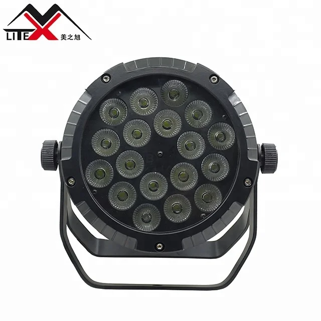 The best product dmx lighting console  10W*18pcs waterproof  IP65 mini led par can light for stage event lighting dj equipment