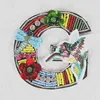 Fine Finishing Rhinestone Sequin Beads Handmade Letter Embroidery Patch Custom for Ethnic Costumes