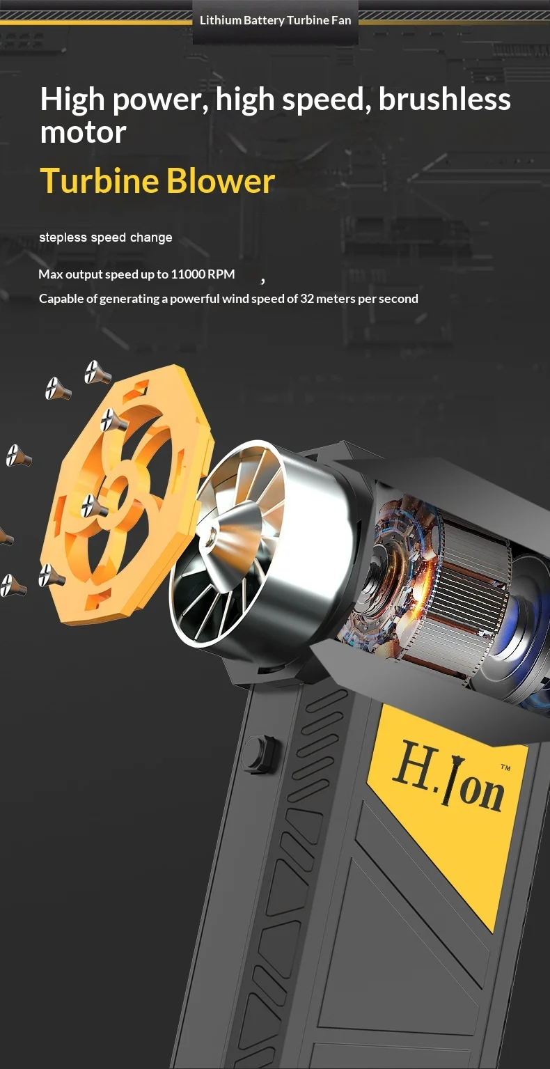 Violent Turbo Fan, Brushless, Battery - detail 32