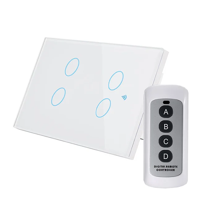 Vrey VRUS-WIFI-04 Phone Voice Touch Operated Iot Light Automation Smart Wifi Switch Home System