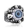 Men's Ring Stainless Steel Steel Personalized Fashion Ring Jewelry Gray / Blue For Halloween Eyeball shape Ring