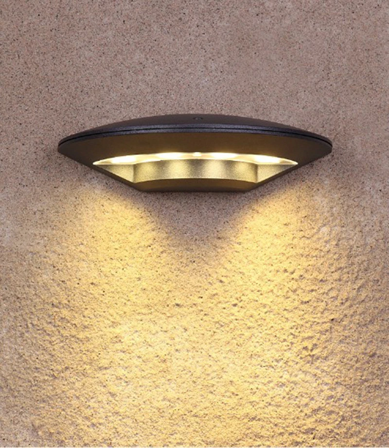 Minimalistshell wall light  waterproof modern LED outdoor round wall lamp outdoor wall light