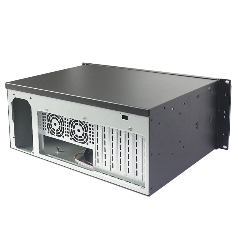 Boîtier Serveur Rack 2U Lanberg - Format 430x520x89 Mm, Supporte 10 Disques, 3 Ventilateurs - Noir
