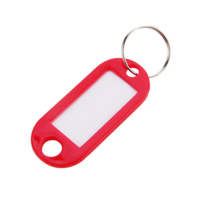 Color Pp Plastic Key Chain Classification Number Tag Luggage Label