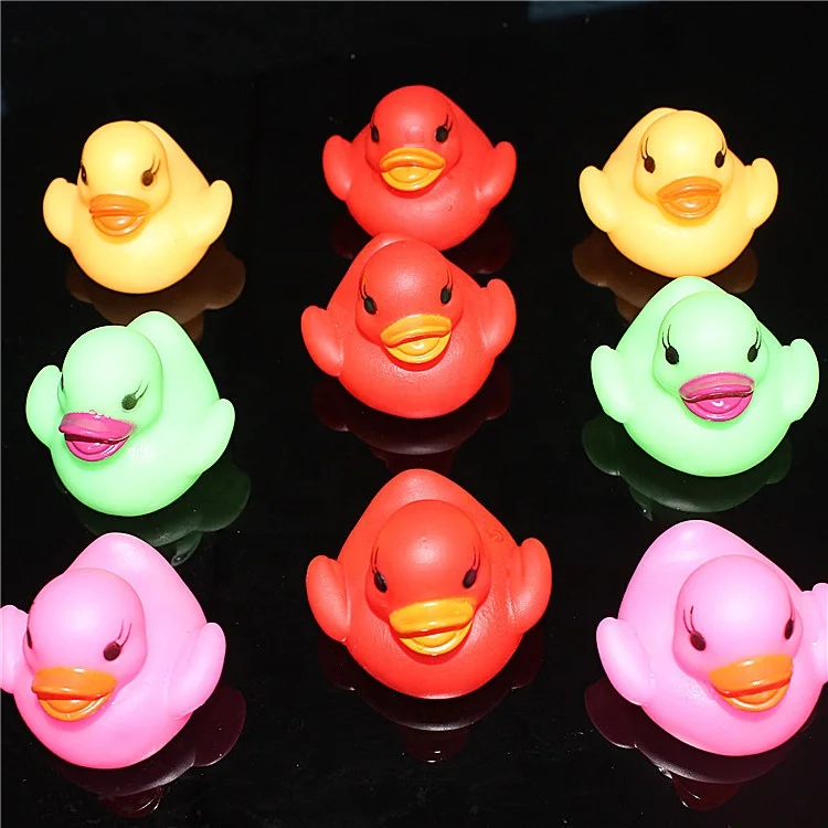 Free Samples Water Activated Glow Light Up Yellow Led Floating Duck For