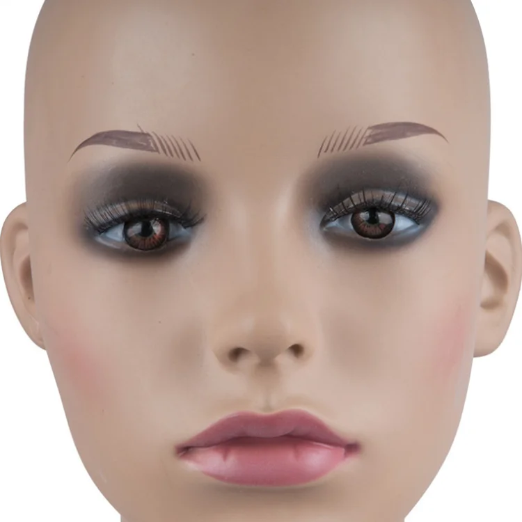 
Wholesale Mannequin Head Female Plastic Mannequin Head 