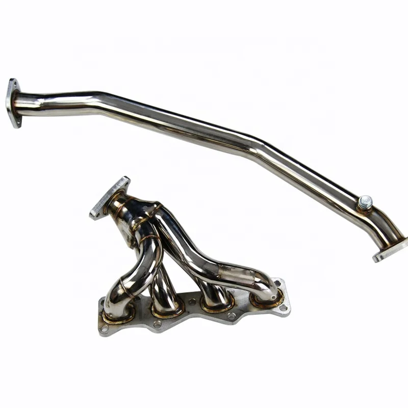 Custom Stainless Steel Header Exhaust Manifold Downpipe For Mazda Mx5