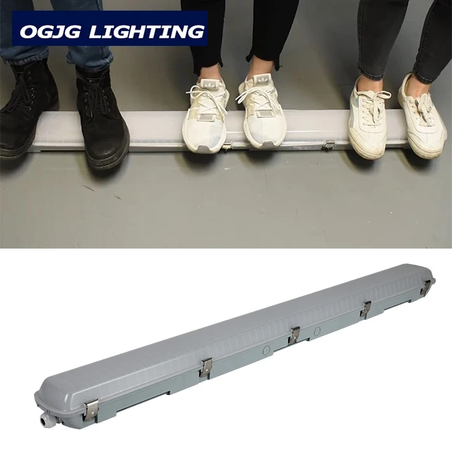 OGJG 8 foot ip65 waterproof led tube light direct replacement good heat dissipation t8 t5 weatherproof batten lamp
