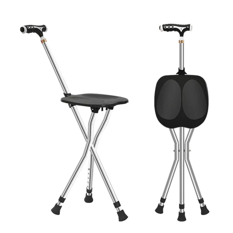 outdoor multifunctional folding chair cane