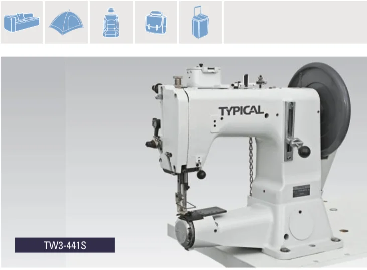 Tw3441 Sewing Machine For Leather Patch On Hat 441 Compound Feed