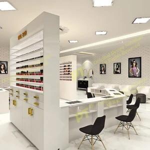 Modern Style Retail Beauty Nail Salon Interior Design For Store