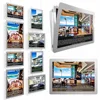ceiling publicidad garments ultra thin hanging guangzhou custom a3 led backlit film wall mounted signage light box for photos