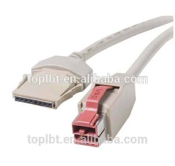 Factory Price 1.5m Coiled USB Type A to RJ45 Spiral Extension Cable for Motorola Symbol LS2208AP LS1203 LS4 for Motorola scanner - ANKUX.COM