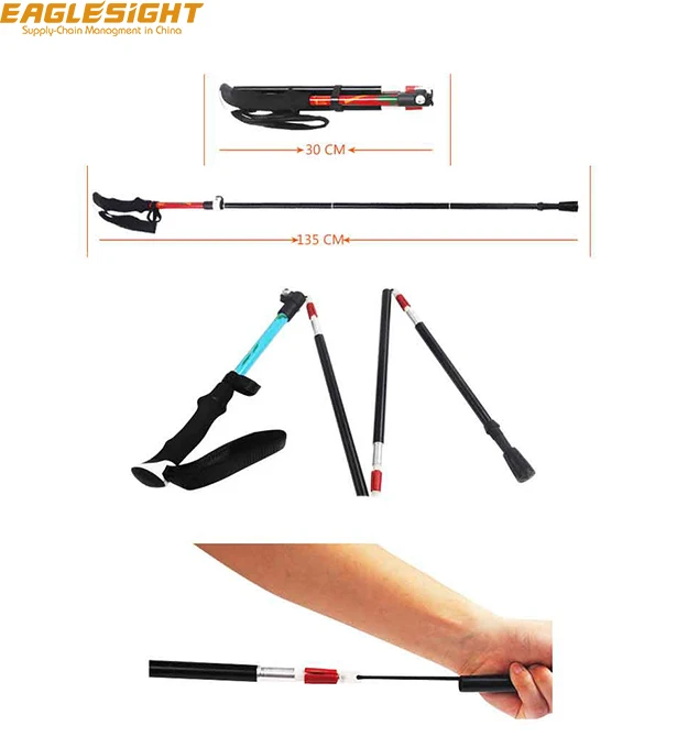 Premium Duralumin 7075 Trekking Poles Ultralight Aluminum Hiking