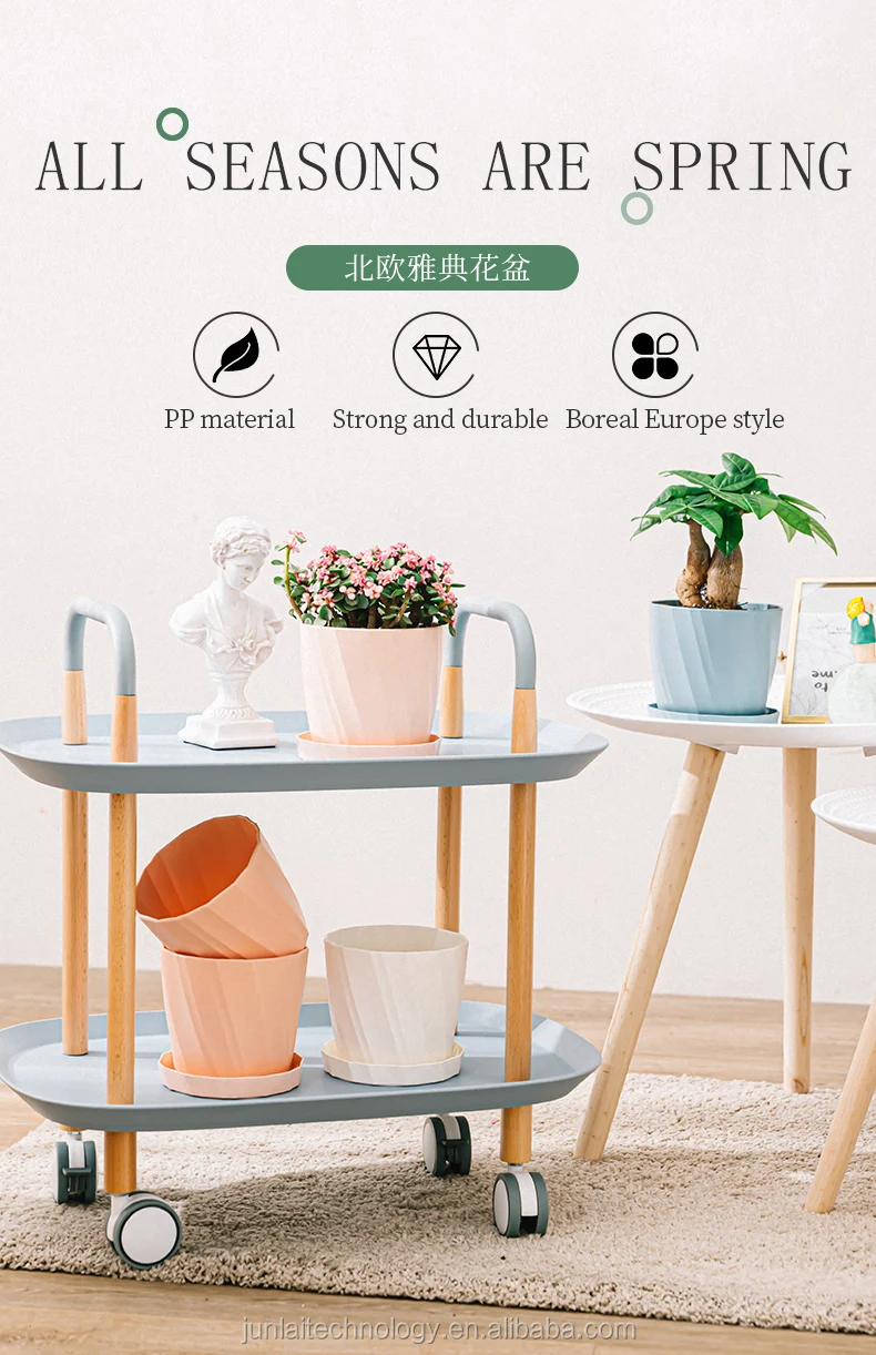 Vlovelife 1pcs时尚北欧花园花盆装饰火锅桌多肉植物花盆箱室内花园装饰 Buy 塑料花盆 多肉植物盆栽 花卉种植者product On Alibaba Com