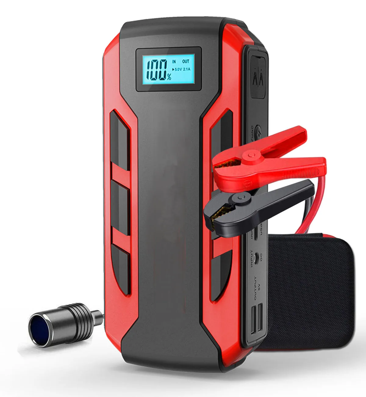 Multi-function Car Jump Starter Lithium Battery Emergency Power Start ...