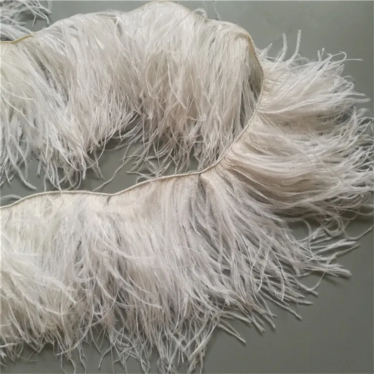 Ostrich On Cord Ostrich Feather Fringe Trimmings For Dresses - Buy ...