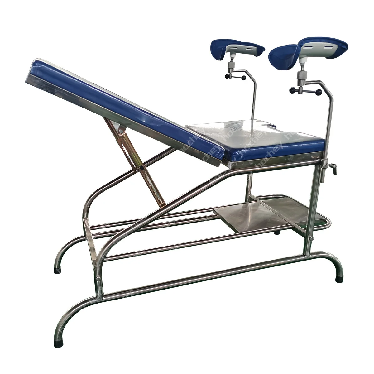 Hospital Equipment Stainless Steel Portable Gynecological Examing Table