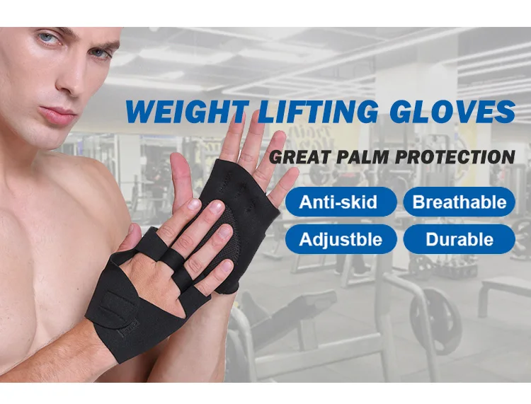Fit Active Sports Workout Glove For Pull Ups Extra Gym Grips Cross