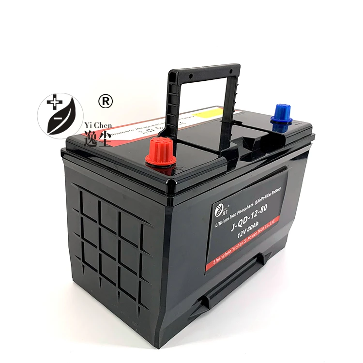 Yichenlfp Lithiumion 12v Auto Starter Battery Lfp 12.8v 80ah Cca900 To