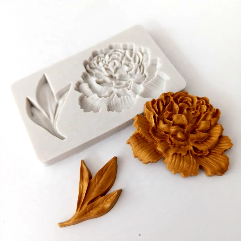 Strawberry Silicone Mould 3D Flower Leaf Fondant Mold DIY Cake Tools tgHsa wgfb 