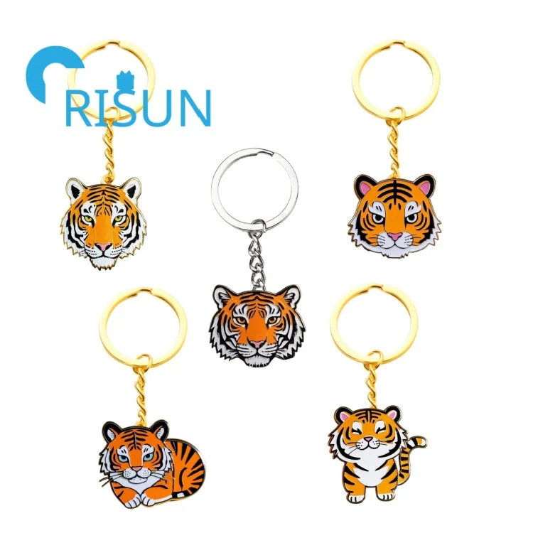Metal Keychain Enamel Zodiac