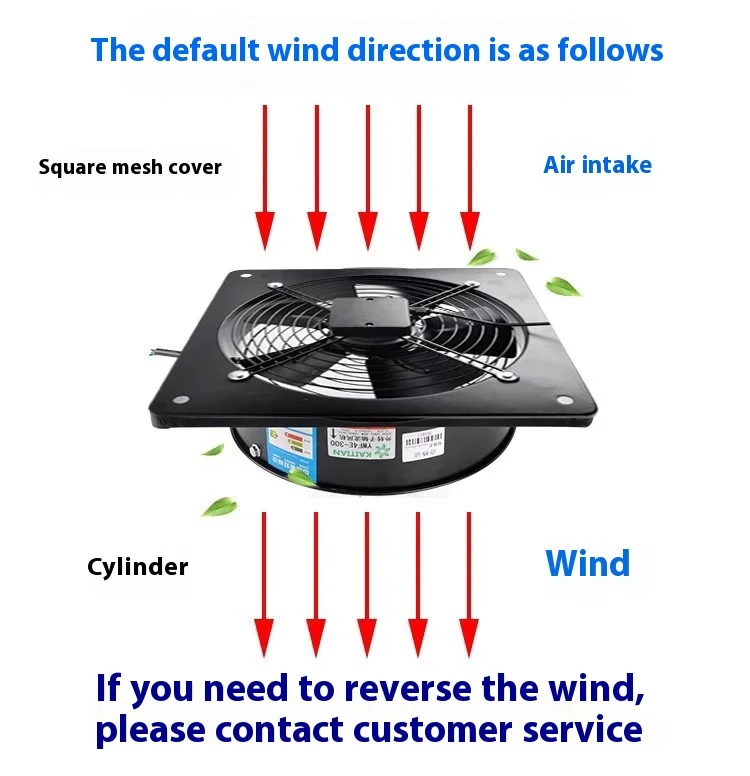 Axial Flow Solar Fan, YWF, 30w, Carbon steel - detail 10