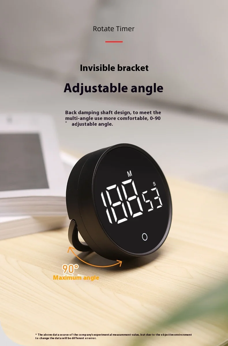 Modern Plastic Kitchen Timer New Rotating Countdown Student Question ...