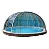 Factory Supply Swimming Pool Enclosures Glass Pool House Price