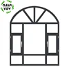 Clearview Furnishing narrow half moon thermally broken casement windows