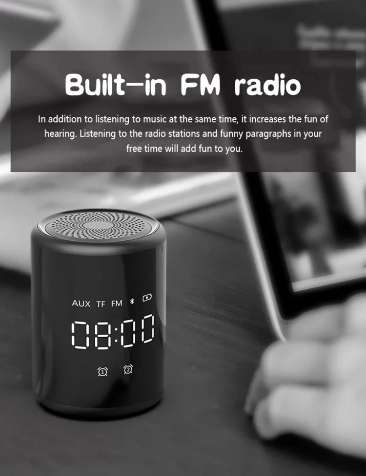 mini Bluetooth speaker portable waterproof wireless hands-free speakers for showers bathroom pool car beach outdoor - ANKUX.COM