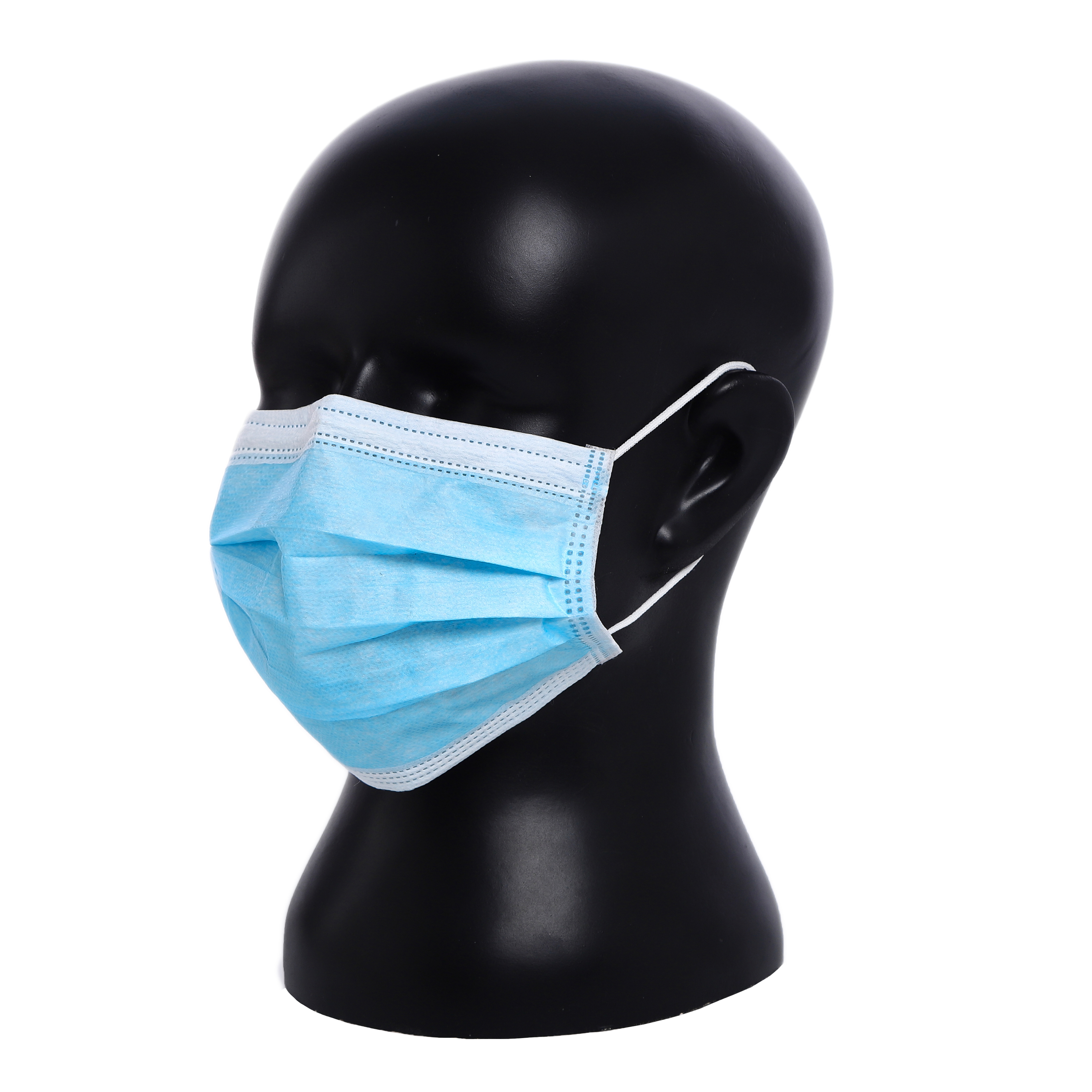 
Disposable Medical Protective Non-Woven 3ply Facial Melt-Blown Earloop Face Mask 