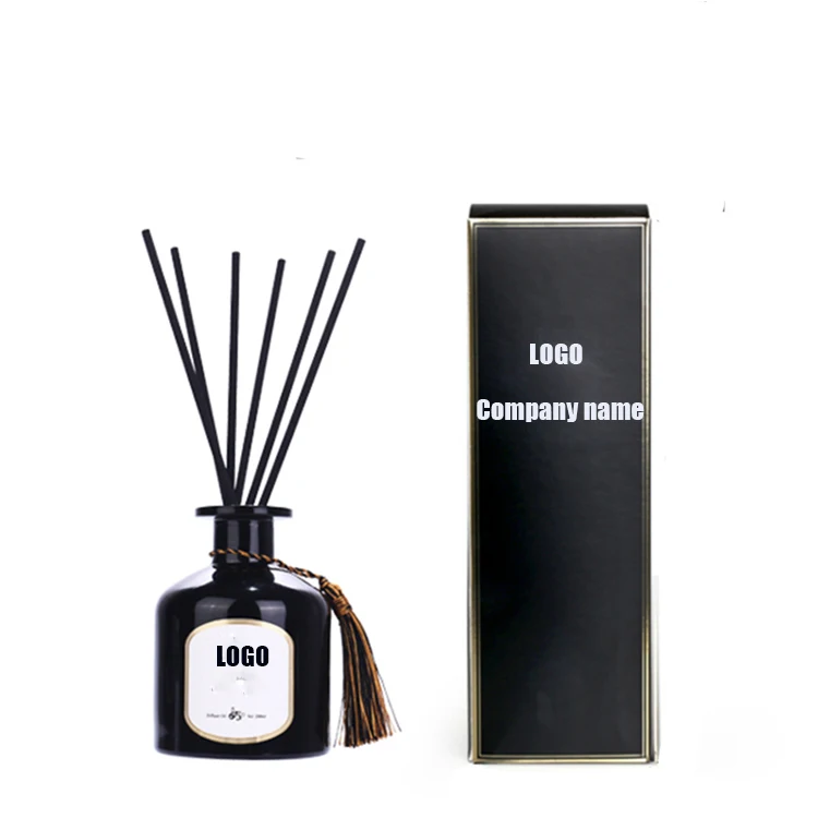 High quality 120 aromatherapy black gold bottle decoration aromatherapy diffuser room office available