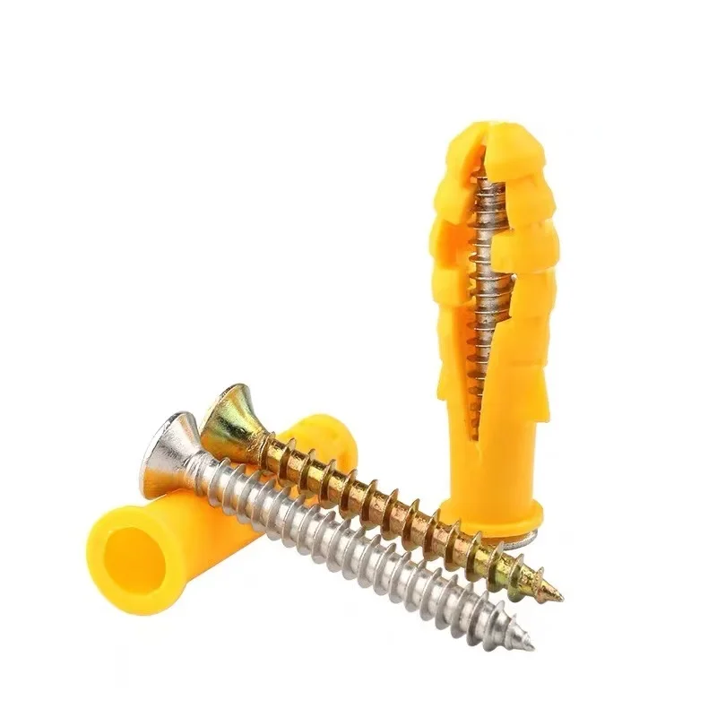 M6 M8 M10 Plastic Rubber Plug Drywall Expansion Tube Self Tapping