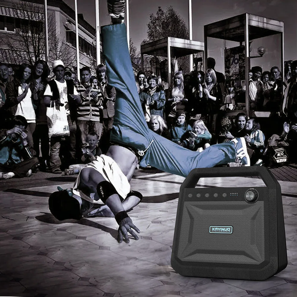 Factory Private model KAYINOW-K10 Outdoor travel portable Bluetooth wireless Super bass loud speaker - ANKUX.COM