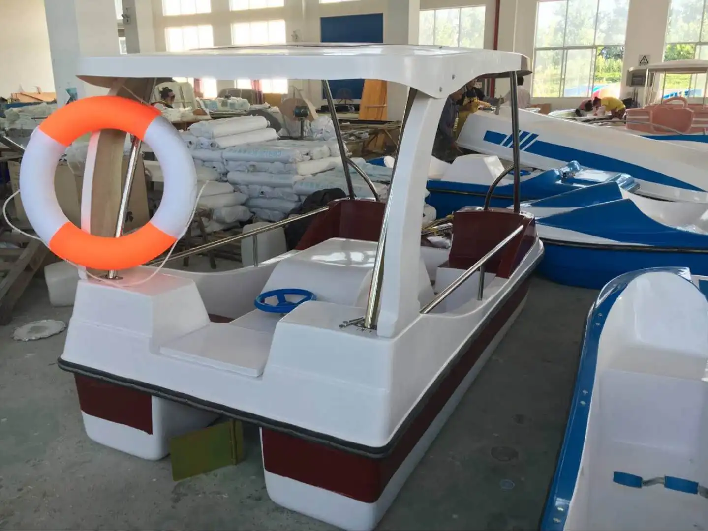 4person Luxury Frp Pedal Boat Buy Pedal Boats,Water Pedal Boat,Boat