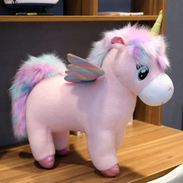 fluffy toy unicorn