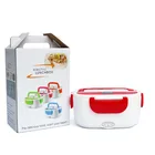 110V/220V 1.05L Plastic Portable Tiffin Bento Thermo Electric Food Warmer Lunch box