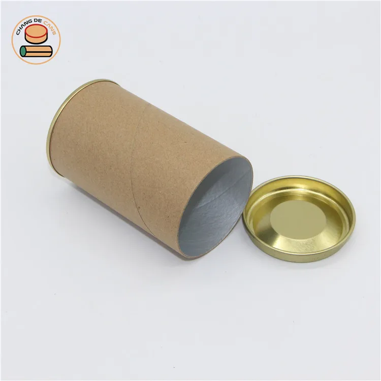 Eco Friendly Food Grade Cylinder Canister Cardboard Round Containers ...