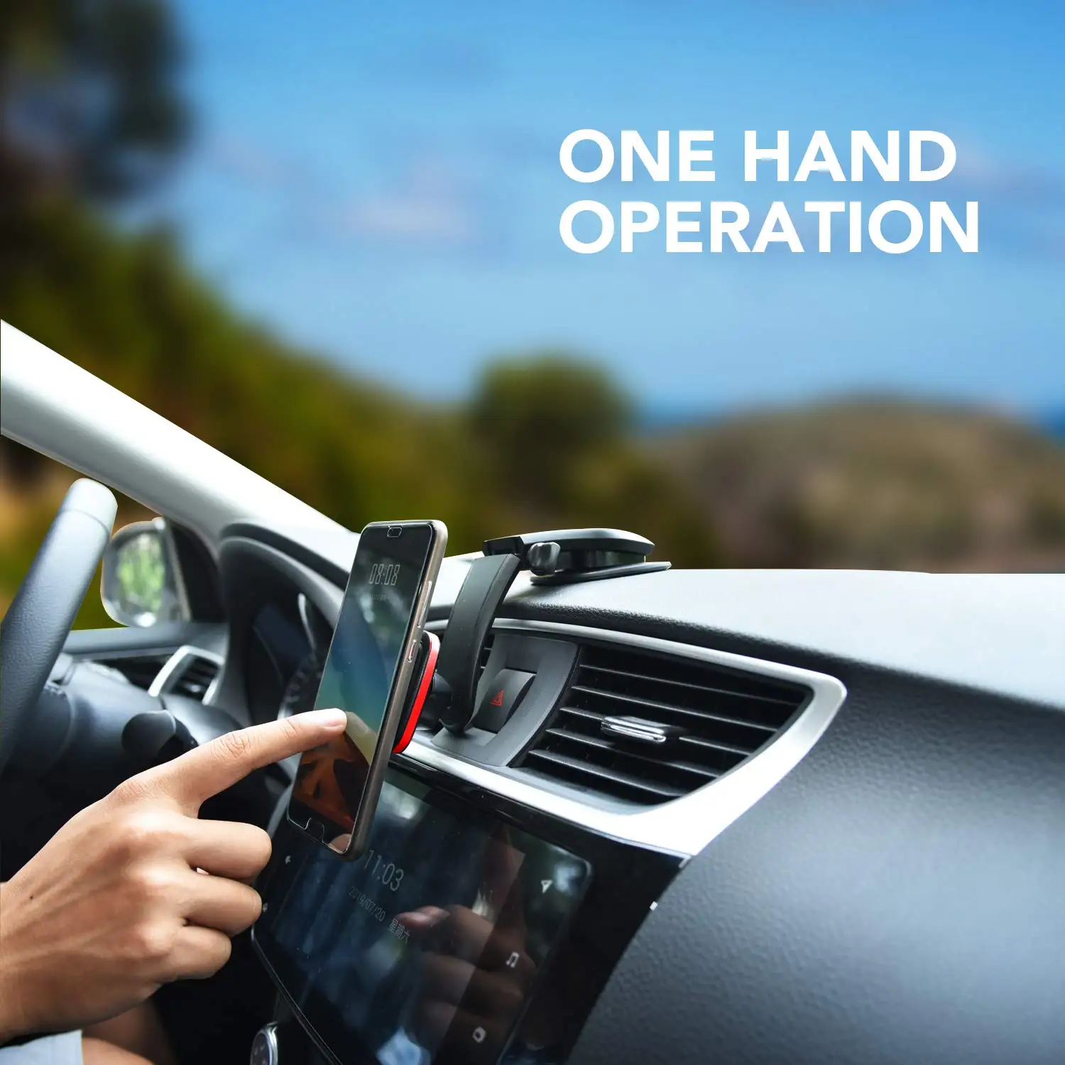 magnetic mobile phone holder